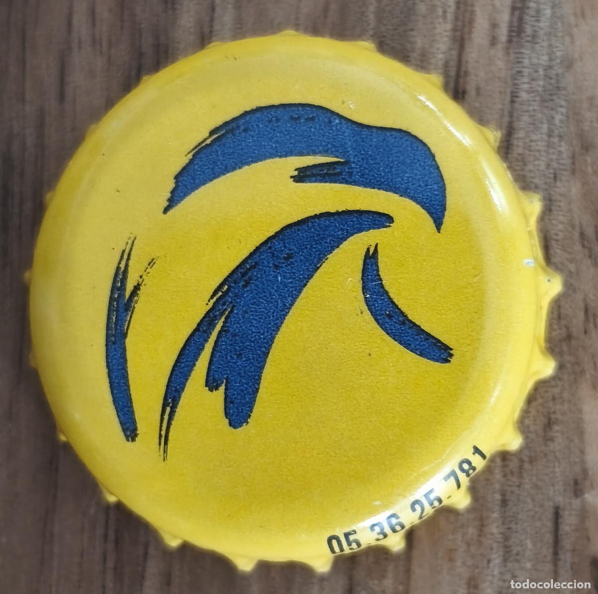 Coleccionismo de cervezas: CHAPA TAPON CORONA CERVEZA - EL AGUILA Sin Filtrar LIMON