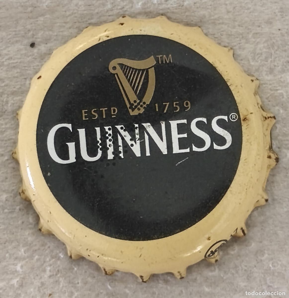 Coleccionismo de cervezas: CHAPA TAPON CORONA CERVEZA - GUINNESS ( 1759 )