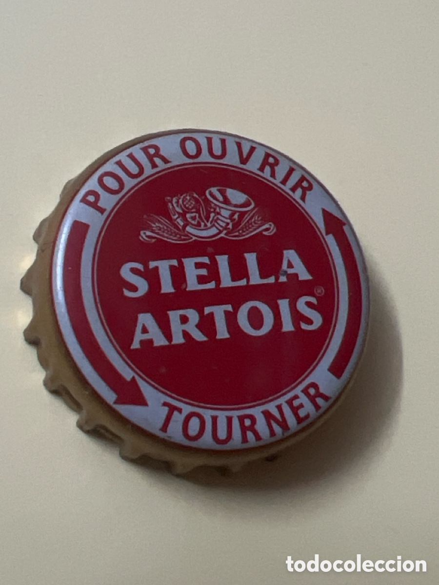Coleccionismo de cervezas: T4/X114/M1. CHAPA CERVEZA - Stella Artois Pour ouvrir Tourner