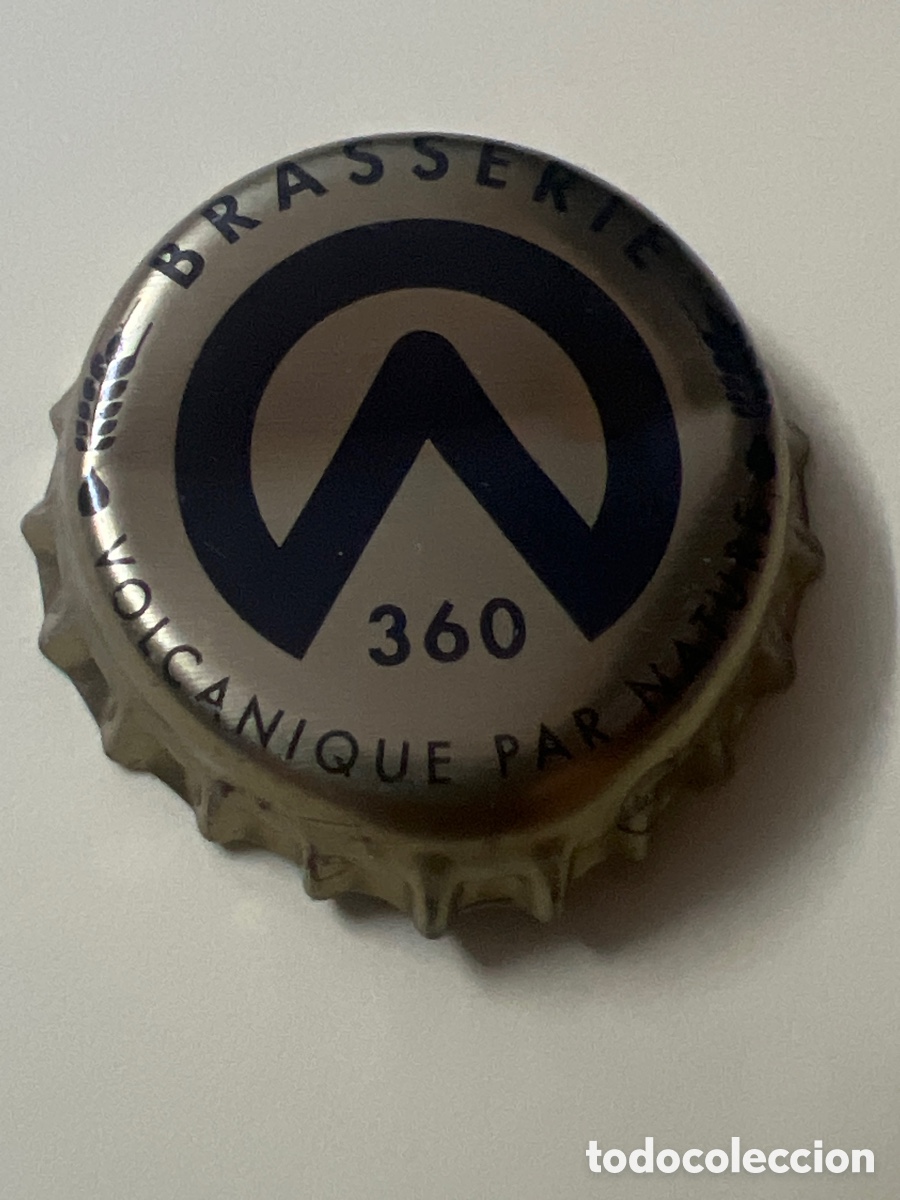 Coleccionismo de cervezas: T4/X114/M6. CHAPA CERVEZA - FRANCIA - Brasserie 360 Volcanique par nature