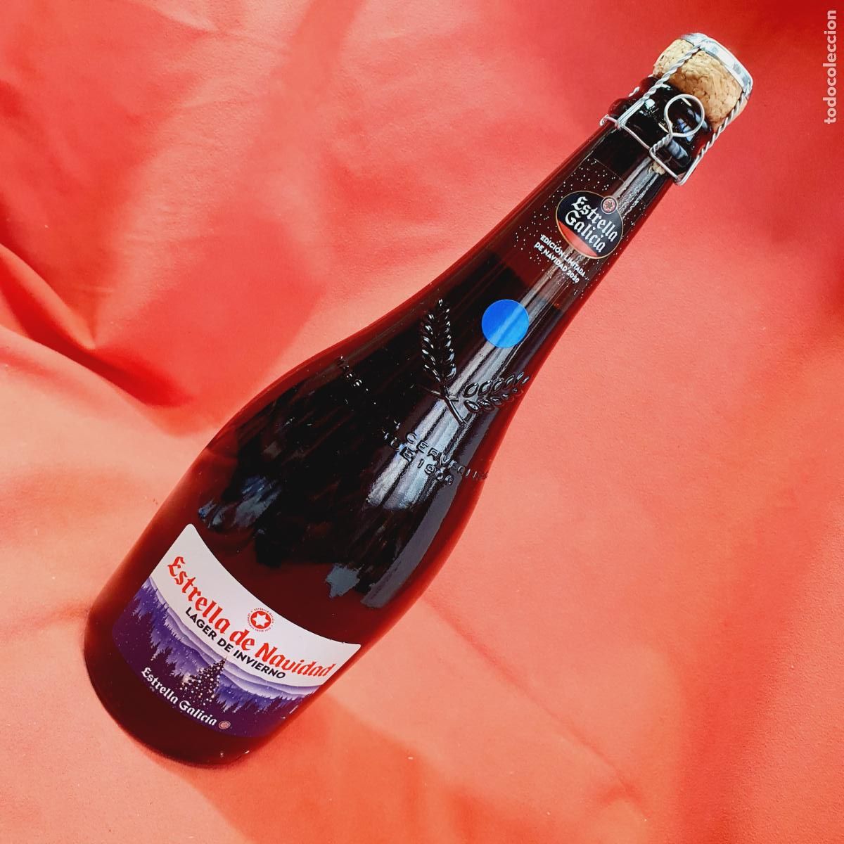 Coleccionismo de cervezas: BOTELLA CERVEZA-ESTRELLA DE NAVIDAD.(ESTRELLA GALICIA.)-LAGER DE INVIERNO-EDICI&Oacute;N LIMITADA 2020
