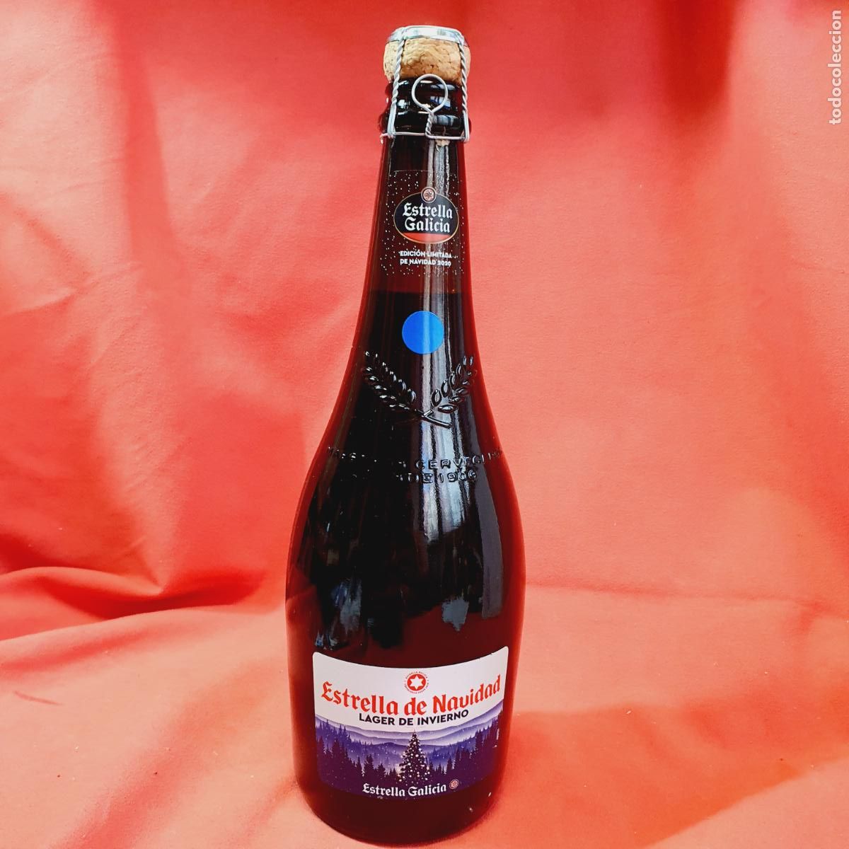 Coleccionismo de cervezas: BOTELLA CERVEZA-ESTRELLA DE NAVIDAD.(ESTRELLA GALICIA.)-LAGER DE INVIERNO-EDICI&Oacute;N LIMITADA 2020