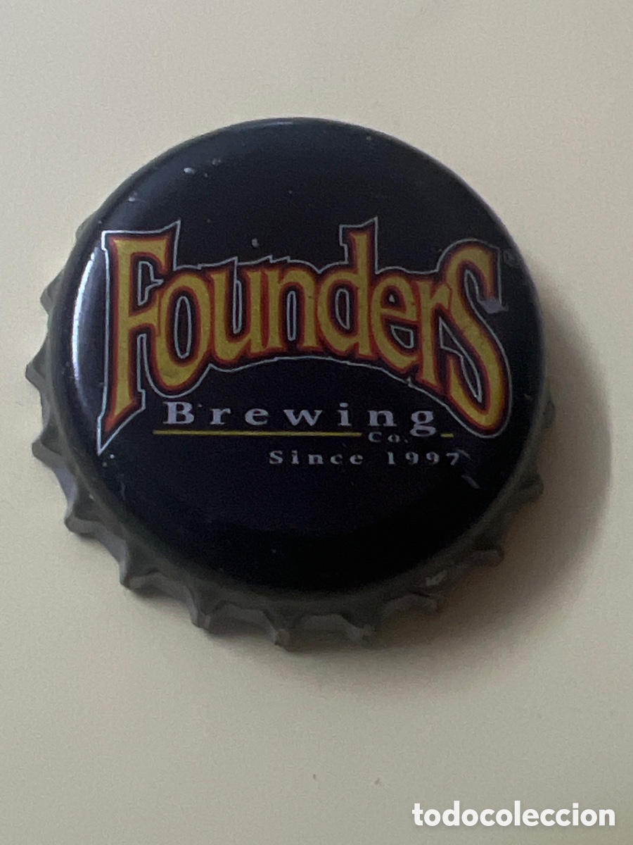 Coleccionismo de cervezas: V7. CHAPA CERVEZA - Founders Brewing Co. Since 1997