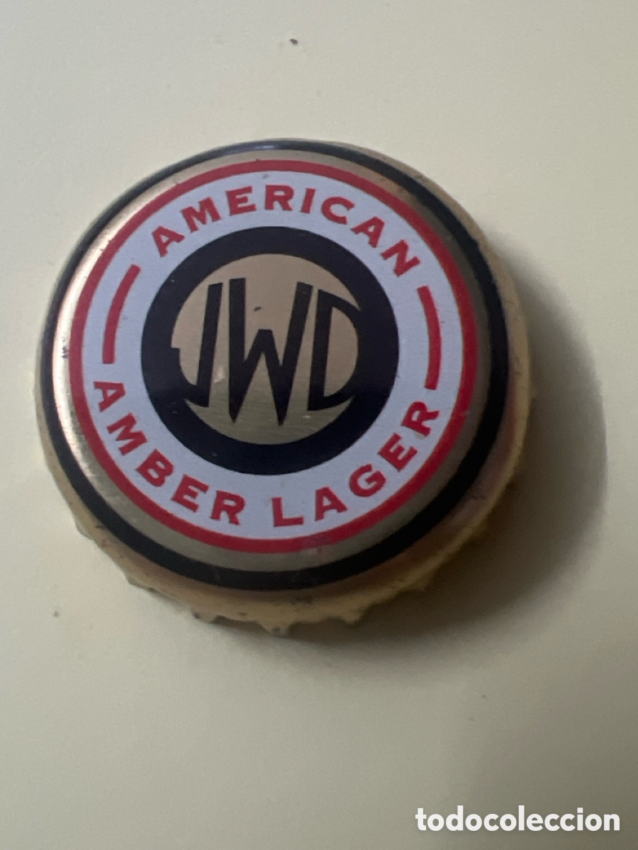 Coleccionismo de cervezas: E984. Chapa Cerveza - Corona Tapa Jwd = AMERICAN AMBER LAGER - NEW YORK