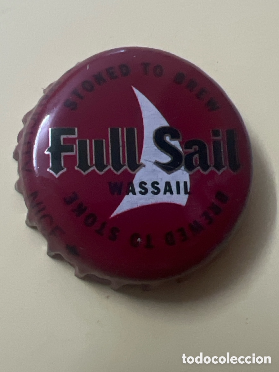 Coleccionismo de cervezas: H357. CHAPA CERVEZA - Full Sail Wassail Brewed to Stoke Stoked to Brew - Estados Unidos