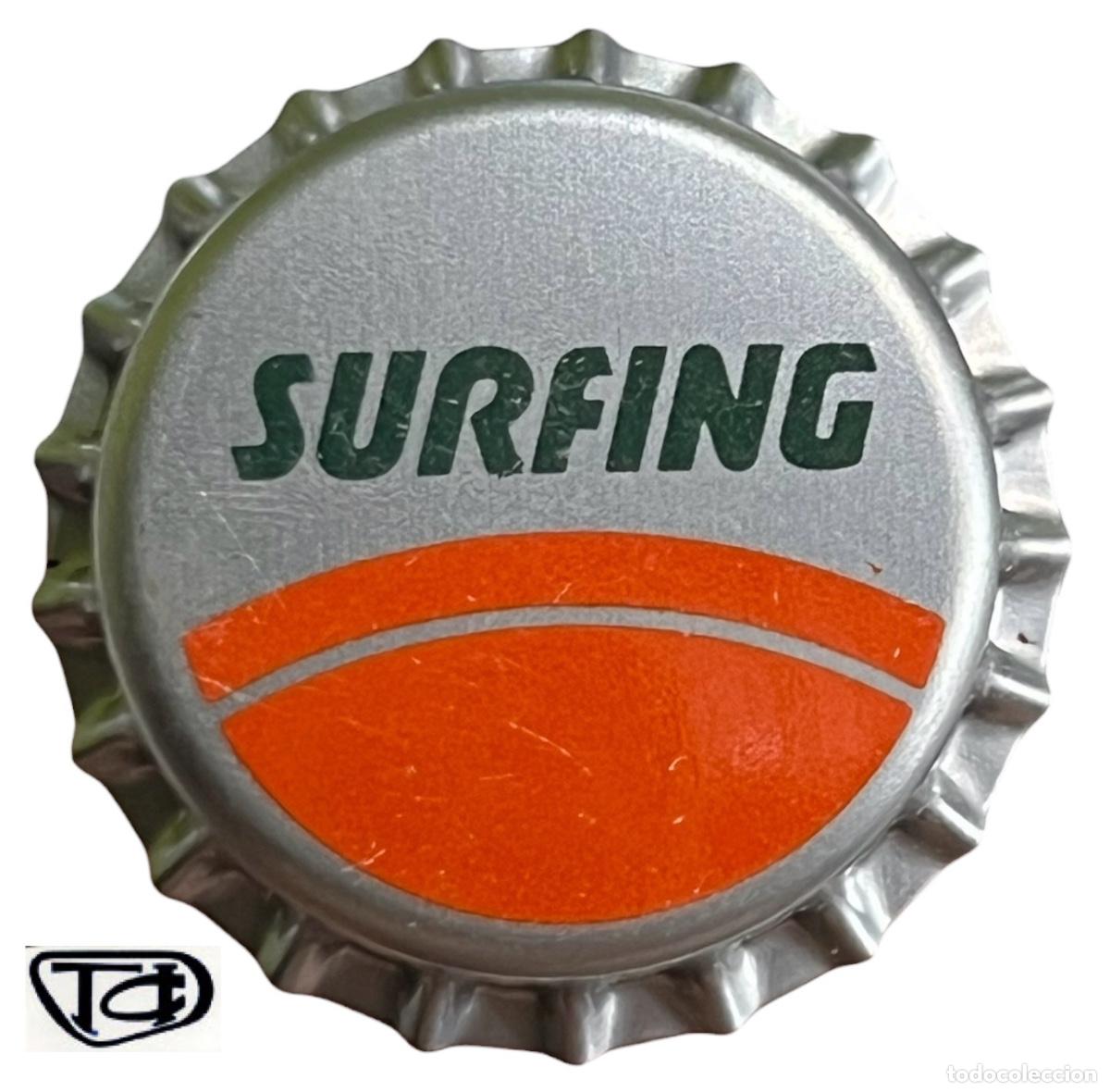 Coleccionismo de cervezas: TAPON CORONA BOTTLE CAP KRONKORKEN TAPPI CAPSULE SURFING NARANJA