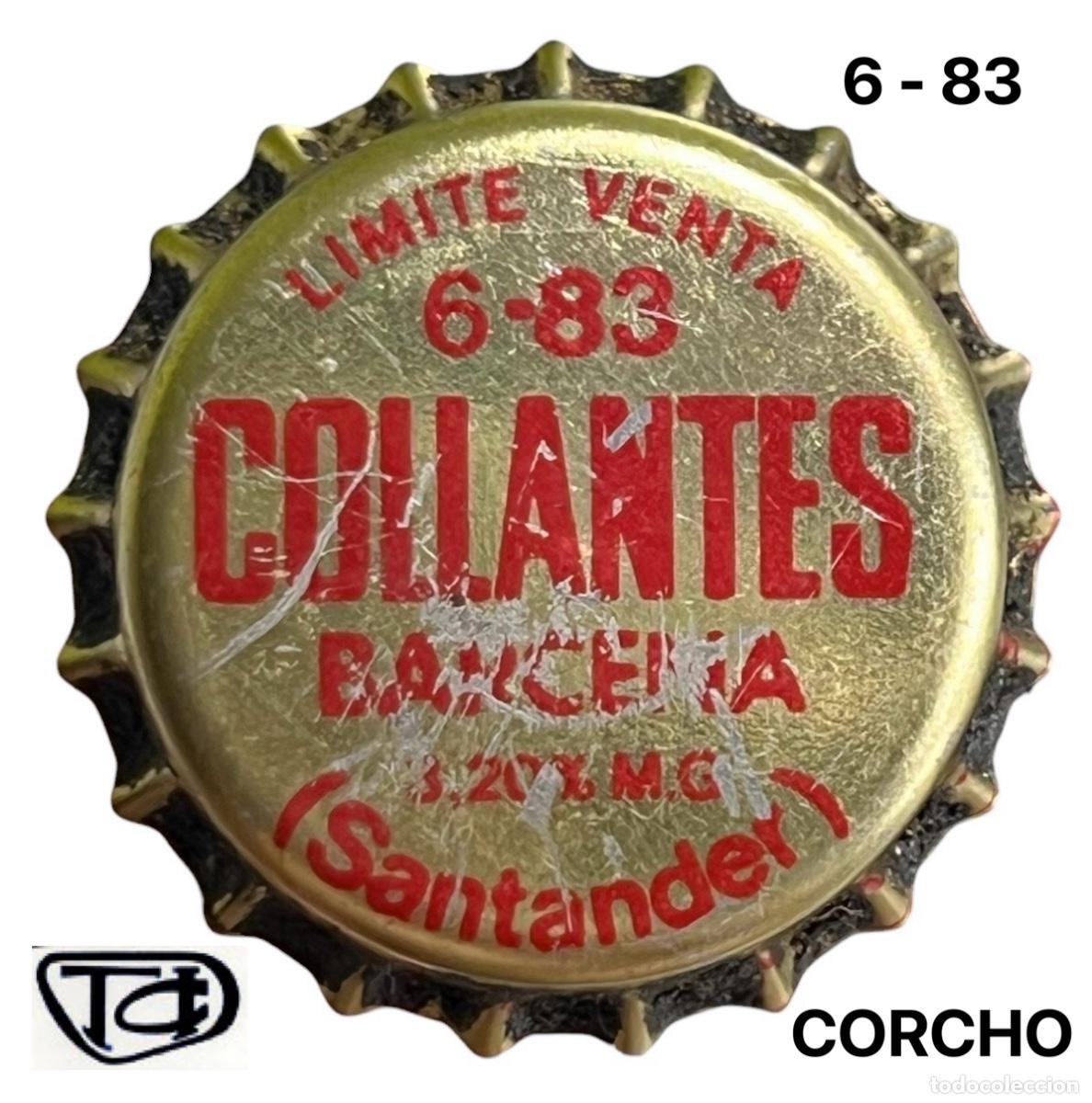 Coleccionismo de cervezas: TAPON CORONA CHAPA BOTTLE CAP KRONKORKEN CAPSULE TAPPI LECHE COLLANTES - BARCENA (SANTANDER)