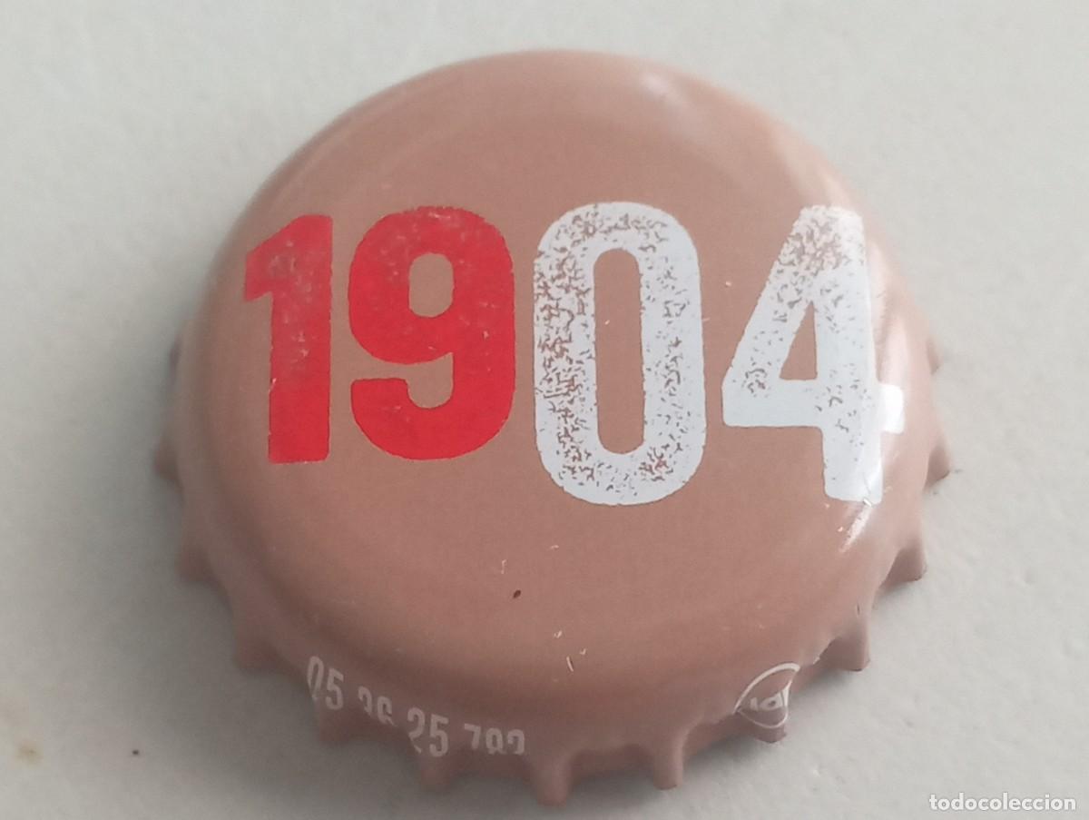 Coleccionismo de cervezas: Chapa tap&oacute;n corona de la cerveza espa&ntilde;ola CRUZCAMPO 1904