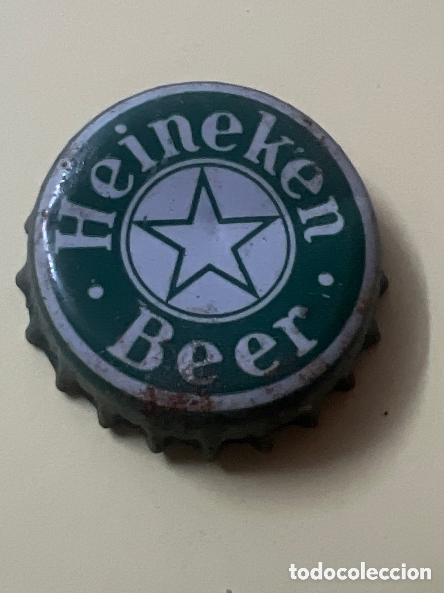Coleccionismo de cervezas: T4/X125/D4. CHAPA CERVEZA ANTIGUA - HEINEKEN BEER