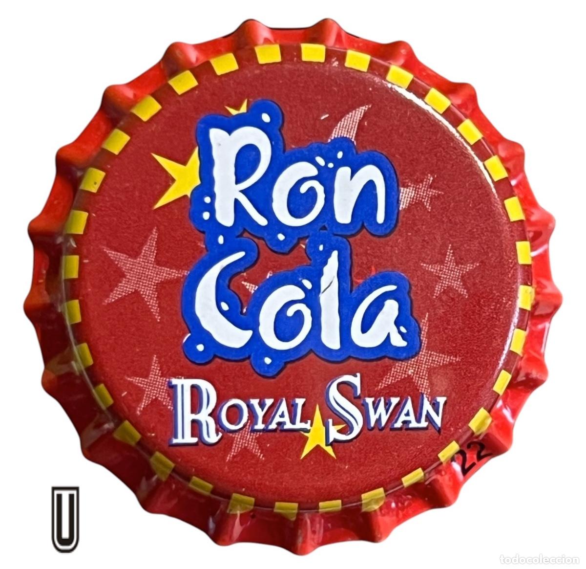 Coleccionismo de cervezas: TAPON CORONA CHAPA BOTTLE CAP KRONKORKEN CAPSULE TAPPI ROYAL SWAN - RON COLA