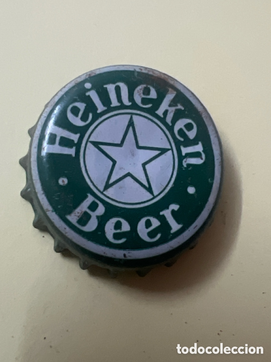 Coleccionismo de cervezas: T4/X125/E5. CHAPA CERVEZA ANTIGUA - HEINEKEN BEER