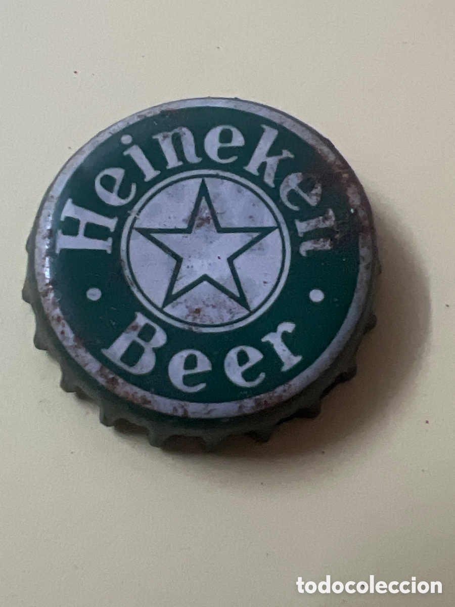 Coleccionismo de cervezas: T4/X125/F4. CHAPA CERVEZA ANTIGUA - HEINEKEN BEER