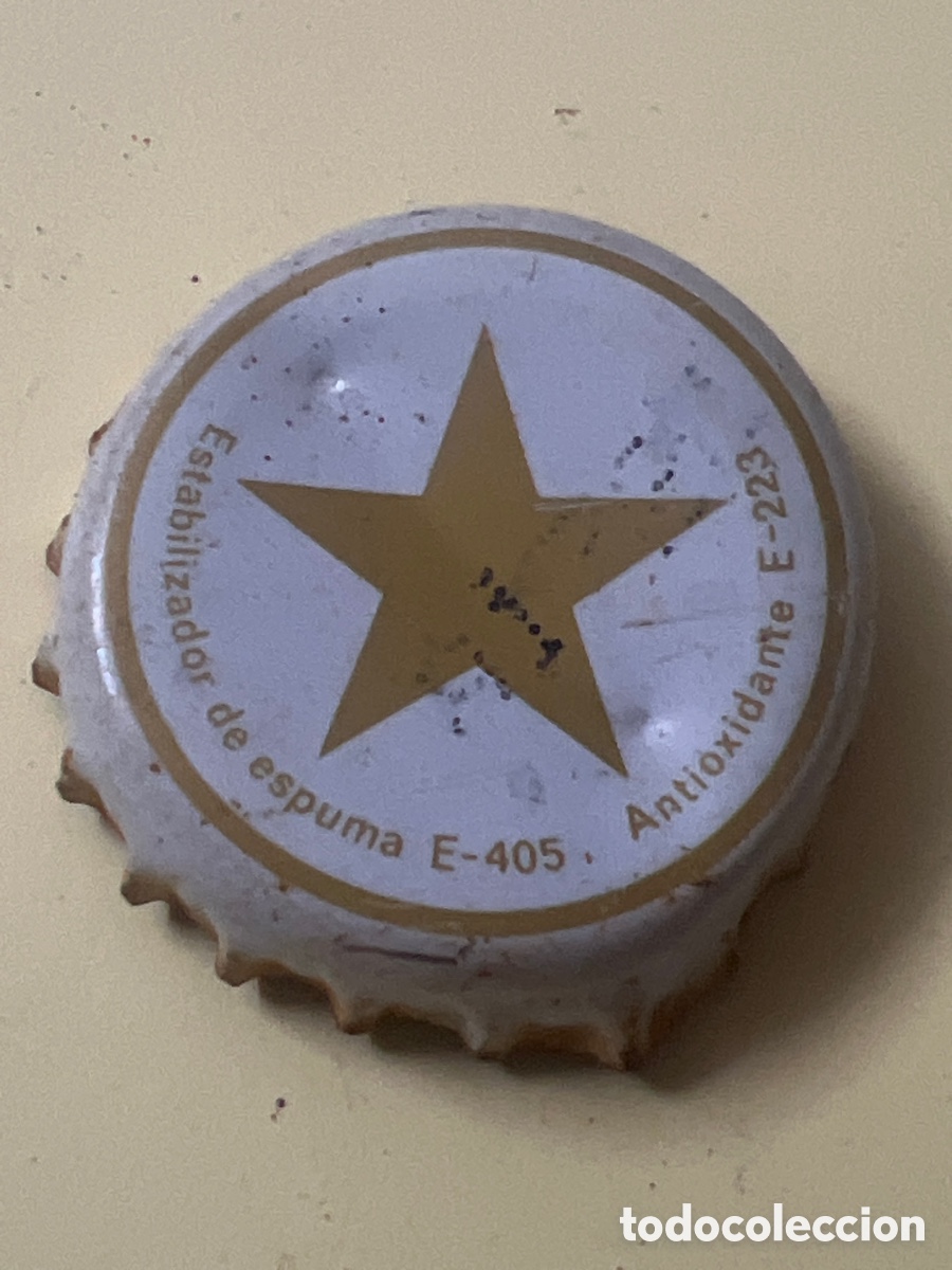 Coleccionismo de cervezas: T4/X125/H3. CHAPA CERVEZA ANTIGUA - ESTRELLA