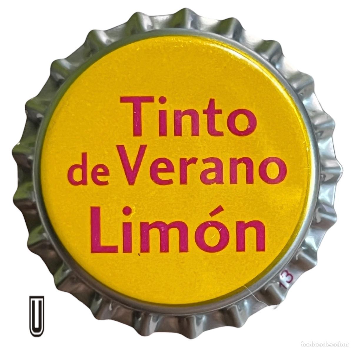 Coleccionismo de cervezas: TAPON CORONA CHAPA BOTTLE CAP KRONKORKEN CAPSULE TINTO DE VERANO LIMON