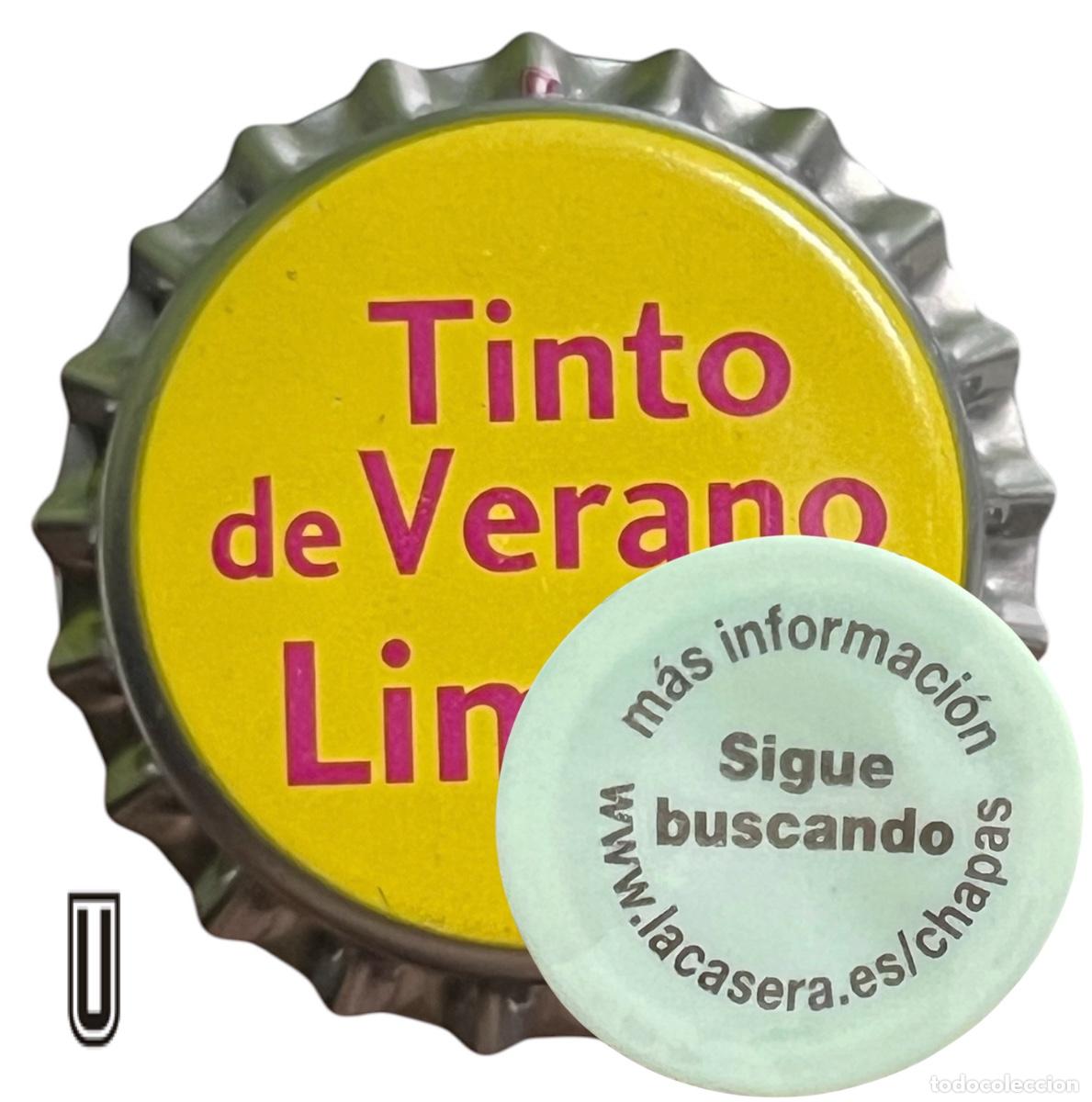 Coleccionismo de cervezas: TAPON CORONA CHAPA BOTTLE CAP KRONKORKEN TAPPI CAPSULE TINTO DE VERANO LA CASERA