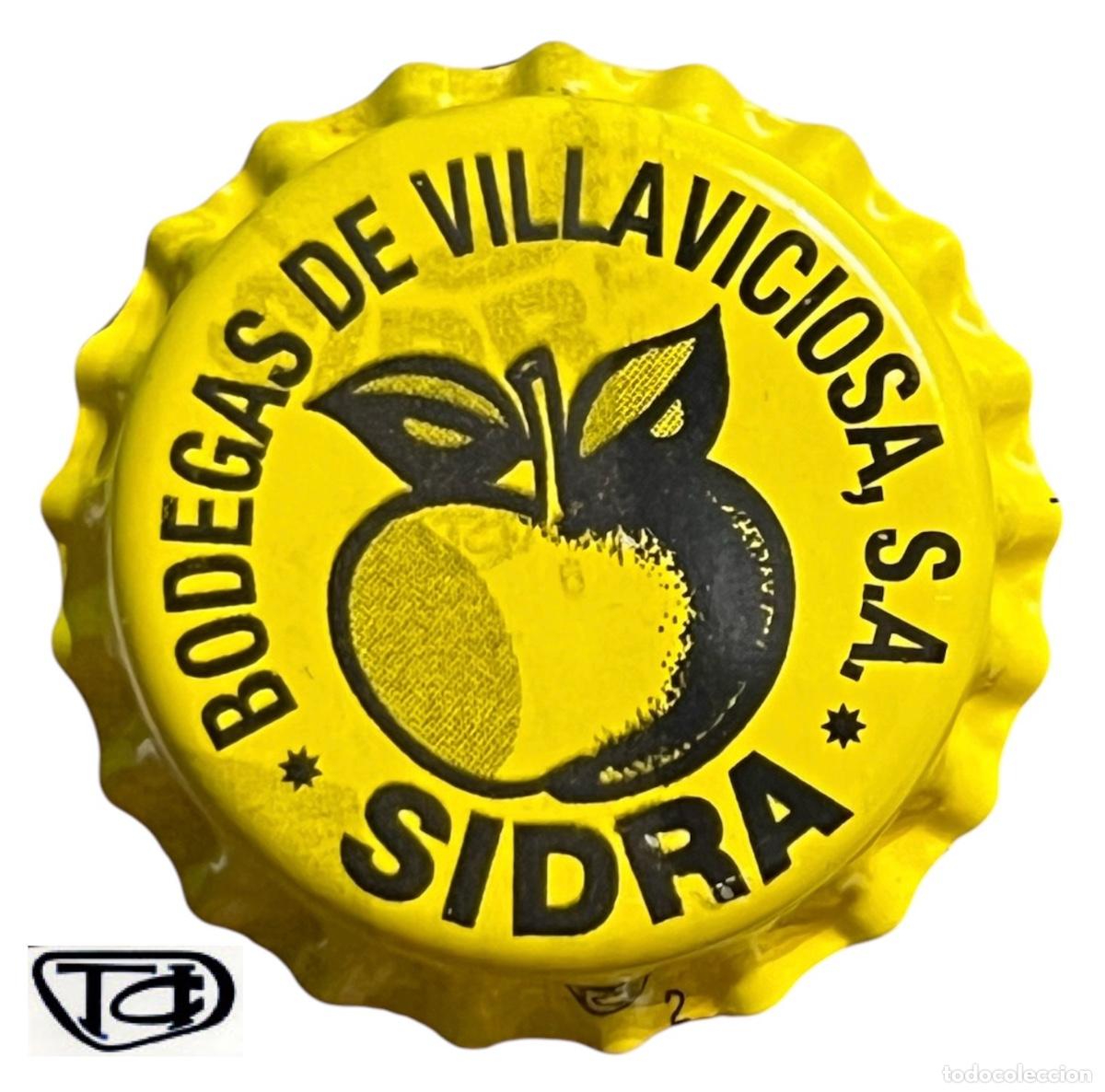 Coleccionismo de cervezas: TAPON CORONA BOTTLE CAP KRONKORKEN TAPPI CAPSULE SIDRA BODEGAS DE VILLAVICIOSA