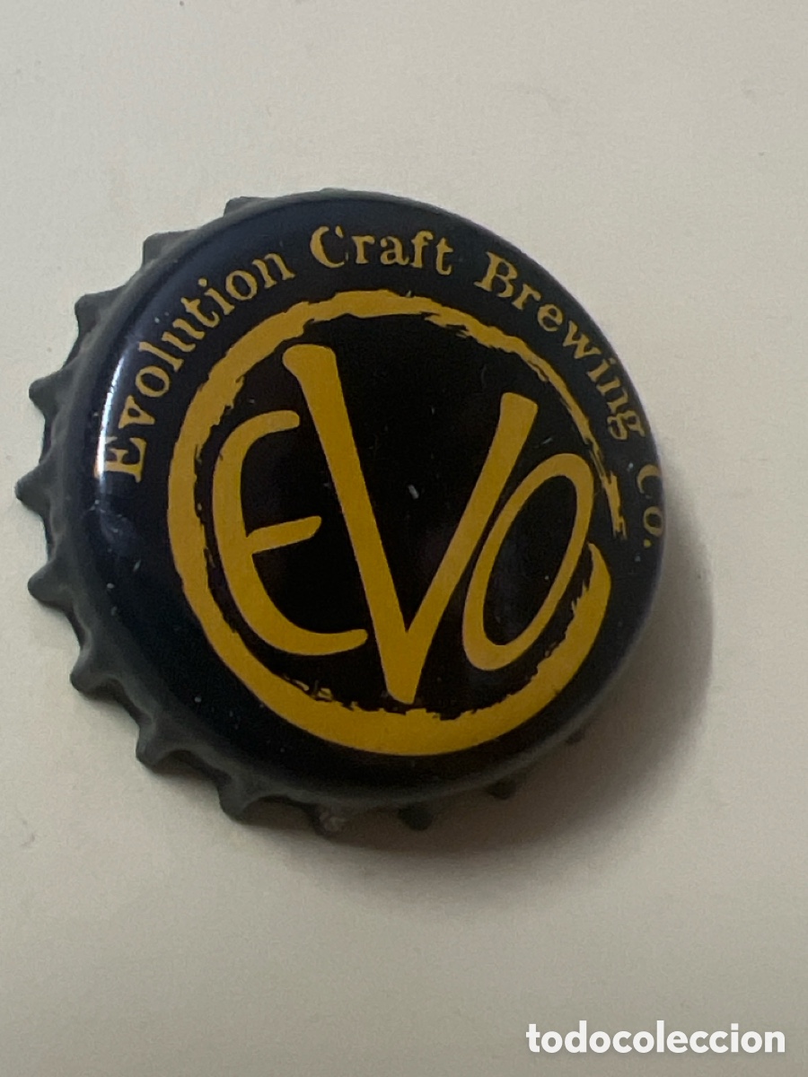 Coleccionismo de cervezas: T4/X127/B1. CHAPA CERVEZA - Evolution Craft Brewering Co. EVO - Estados Unidos