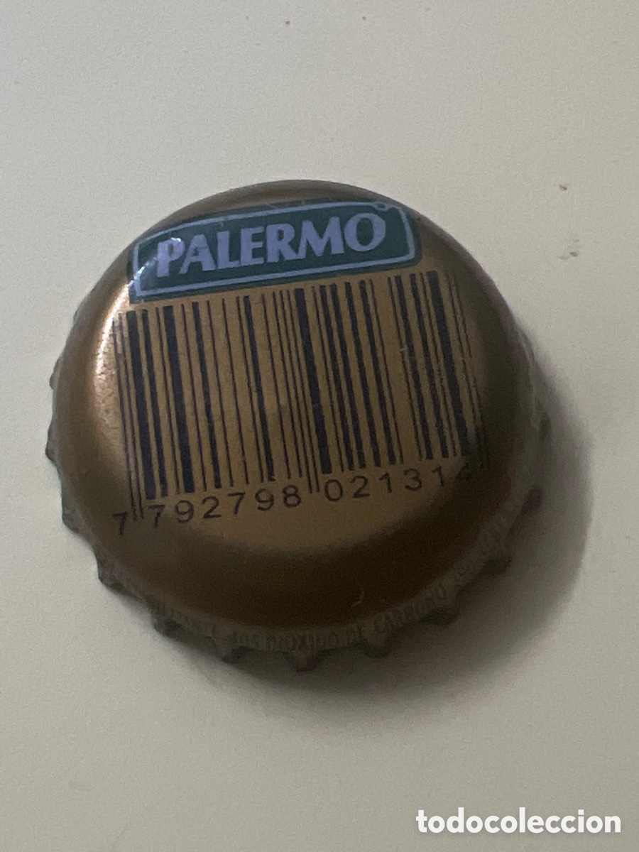 Coleccionismo de cervezas: T4/X127/D2. Chapa de cerveza PALERMO Argentina