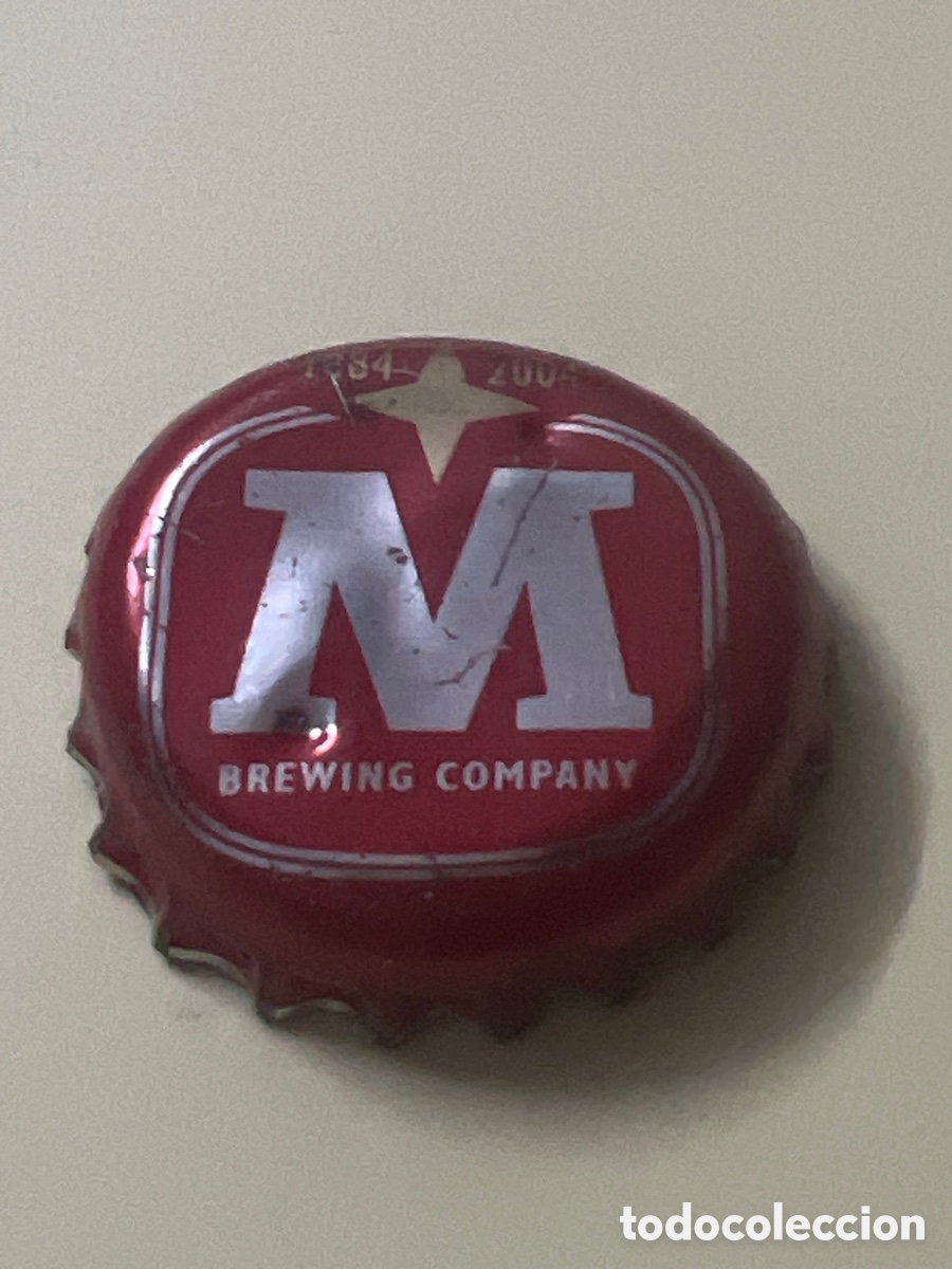 Coleccionismo de cervezas: T4/X127/E1. CHAPA CERVEZA - M Brewing Company 1884 2004 - Argentina