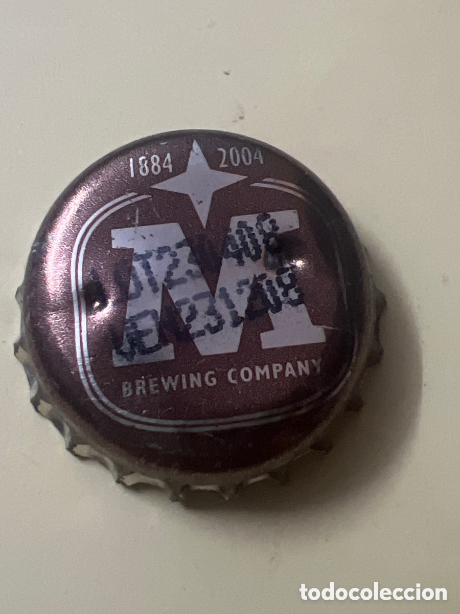Coleccionismo de cervezas: T4/X127/E4. CHAPA CERVEZA - M Brewing Company 1884 2004 - ARGENTINA