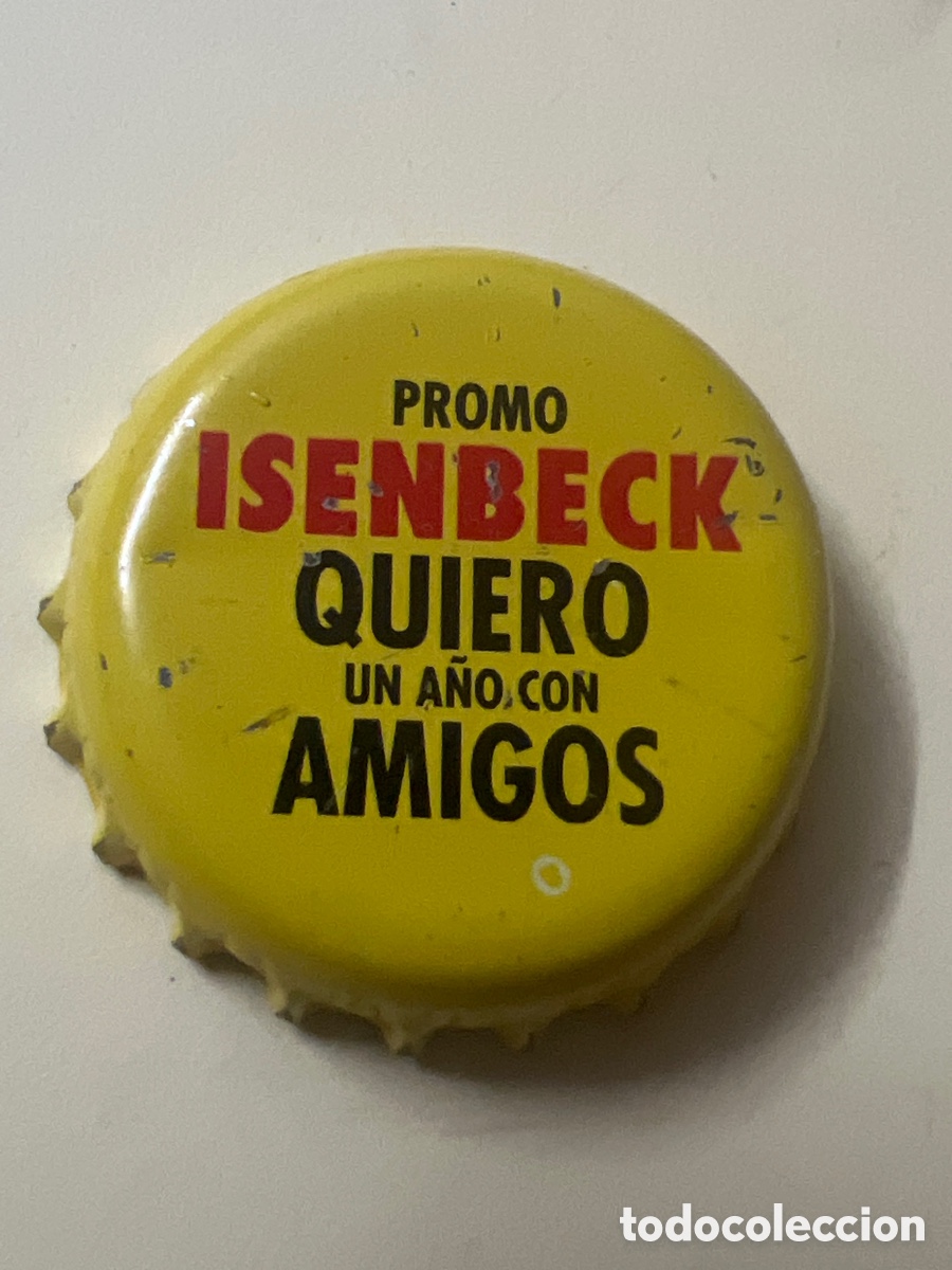 Coleccionismo de cervezas: T4/X127/G2. CHAPA CERVEZA - ARGENTINA - Isenbeck Promo Quiero Un A&ntilde;o Con Amigos
