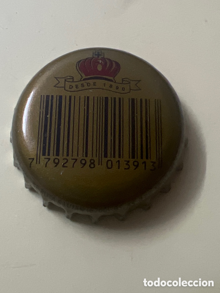 Coleccionismo de cervezas: T4/X127/G6. CHAPA CERVEZA - ARGENTINA - Desde 1890 7 792798 015913