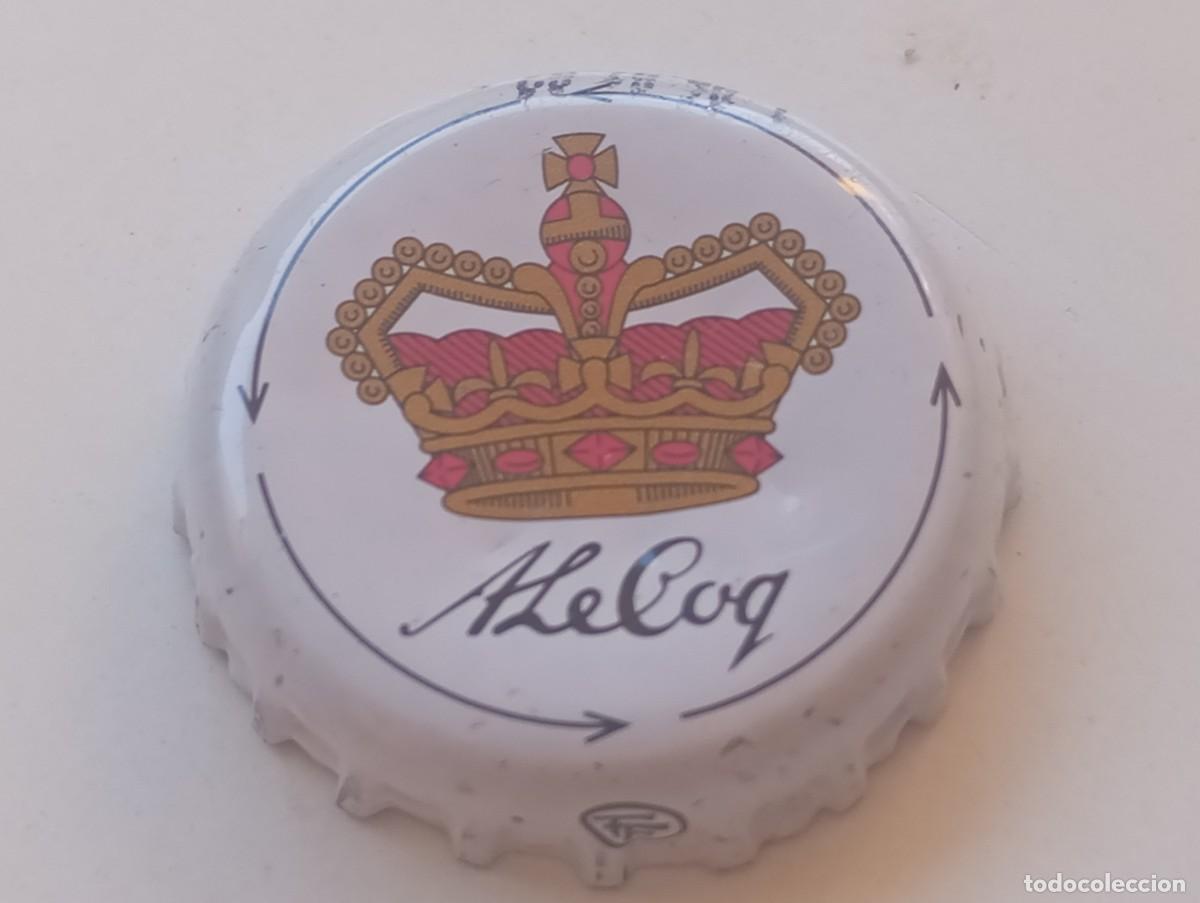 Coleccionismo de cervezas: Chapa tap&oacute;n corona de la cerveza estonia A LE COQ