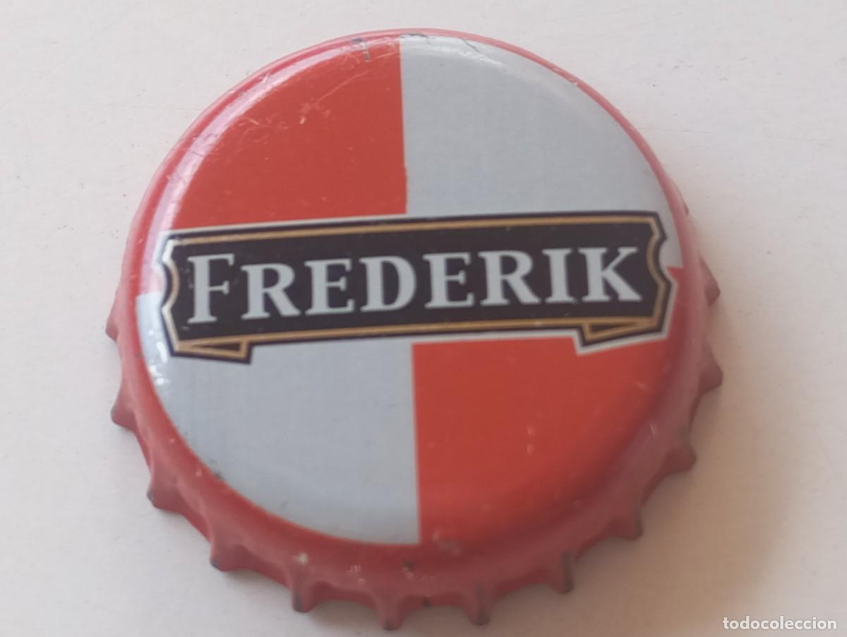 Coleccionismo de cervezas: Chapa tap&oacute;n corona de la cerveza estonia FREDERIK