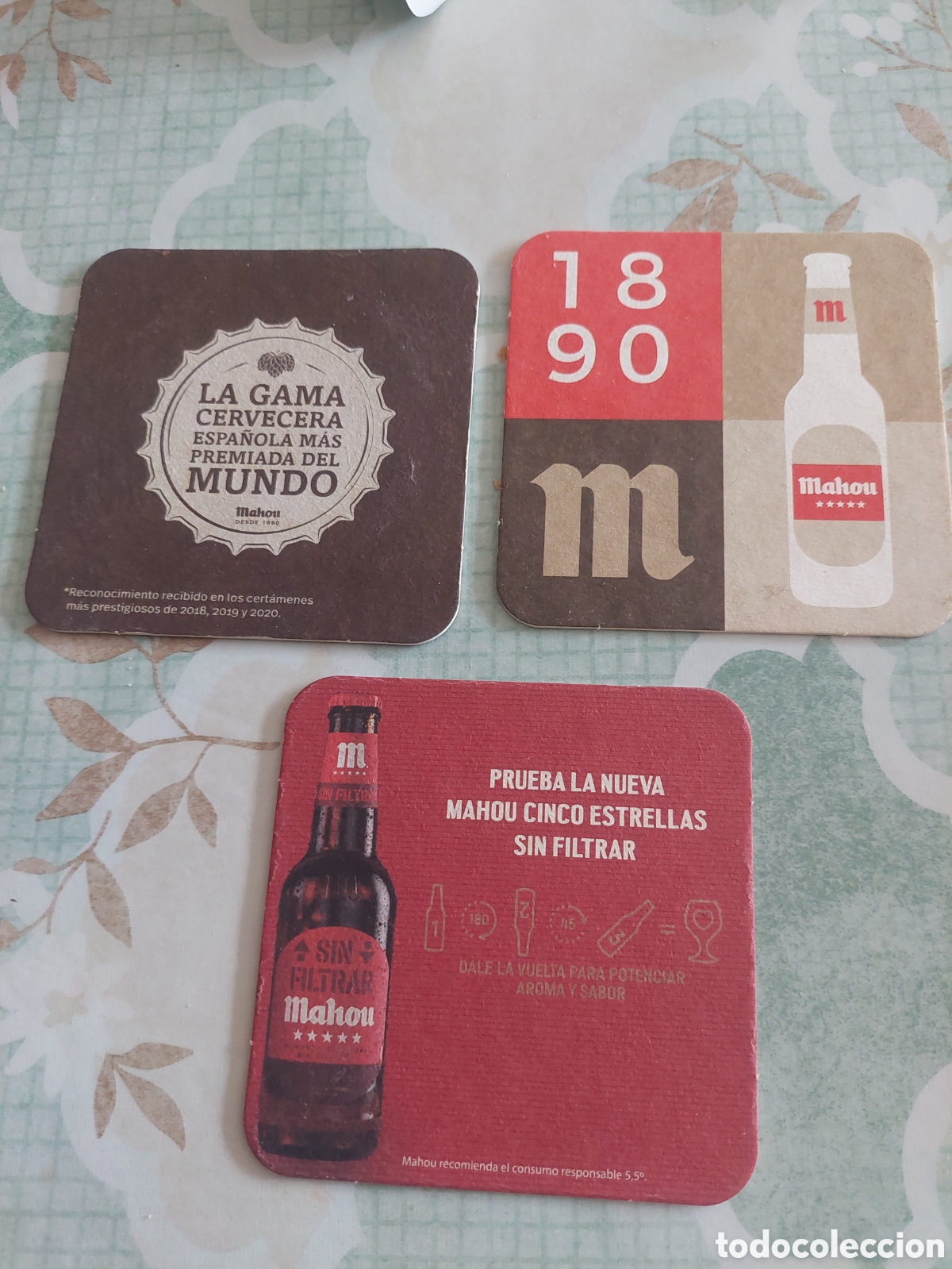 Coleccionismo de cervezas: POSAVASOS MAHAU CERVEZA