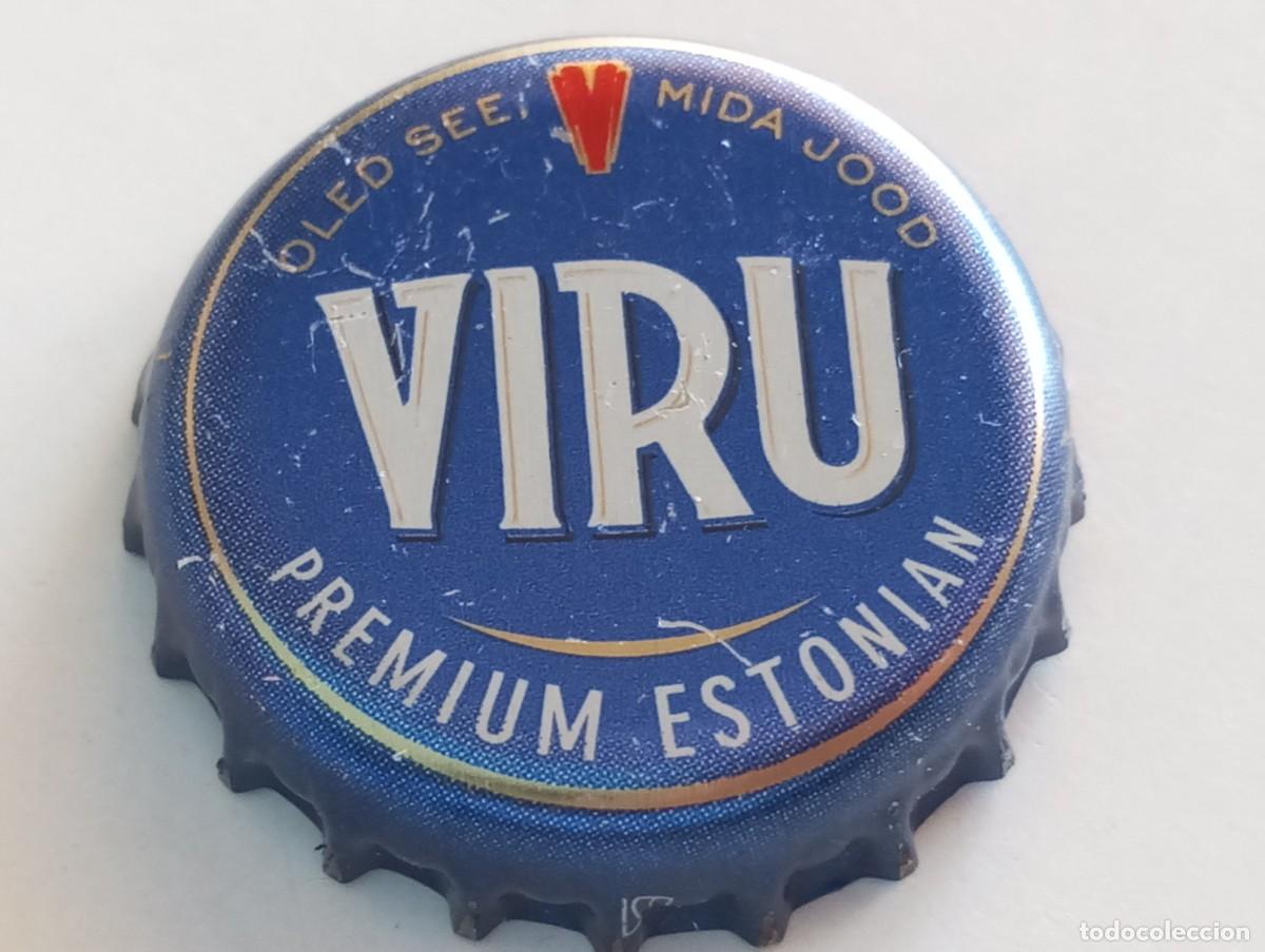 Coleccionismo de cervezas: Chapa tap&oacute;n corona de la cerveza estonia VIRU PREMIUM ESTONIAN