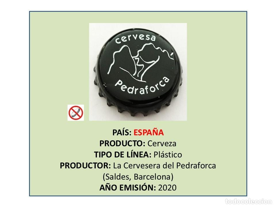 Coleccionismo de cervezas: TAPON CORONA CAPSULA CHAPA CERVEZA PEDRAFORCA (ESPA&Ntilde;A)