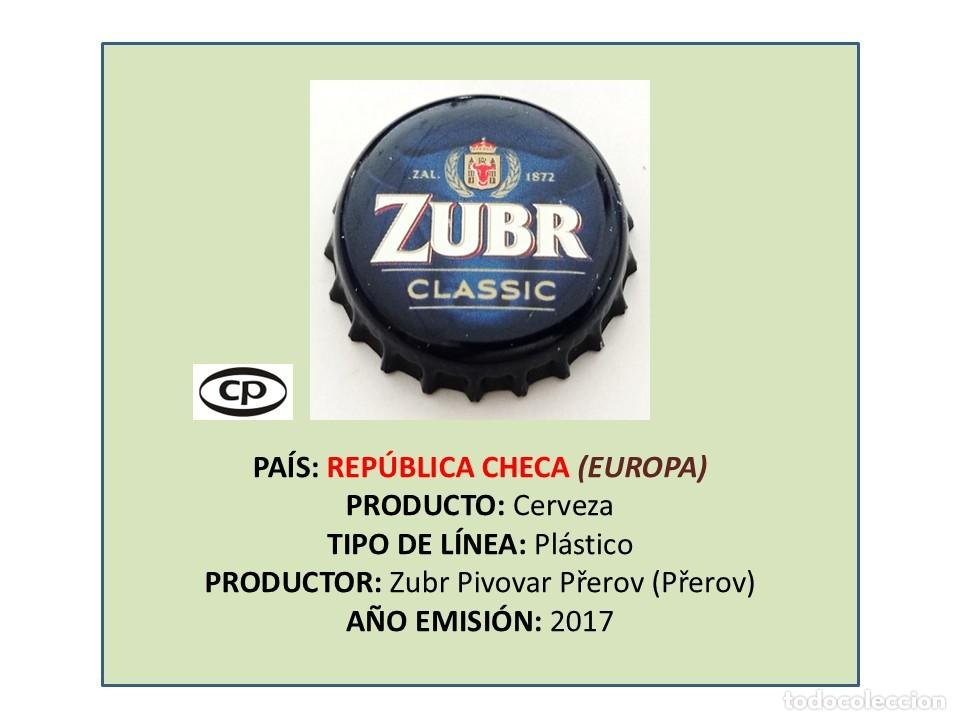 Coleccionismo de cervezas: TAPON CORONA CAPSULA CHAPA CERVEZA ZUBR CLASSIC (REP&Uacute;BLICA CHECA)
