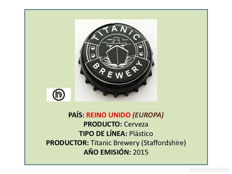 Coleccionismo de cervezas: TAPON CORONA CAPSULA CHAPA CERVEZA TITANIC (REINO UNIDO)