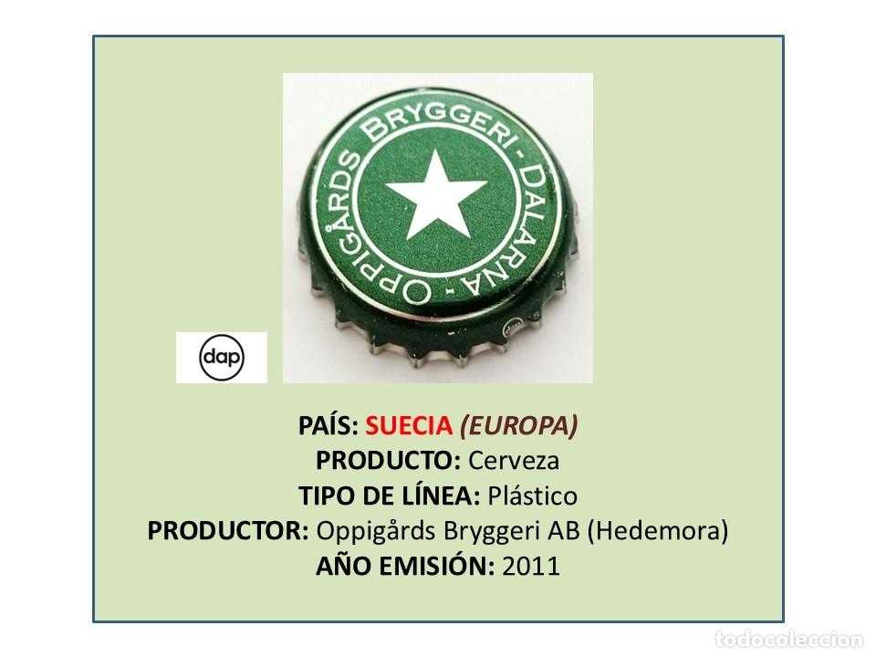 Coleccionismo de cervezas: TAPON CORONA CAPSULA CHAPA CERVEZA OPPIGARDS (SUECIA)