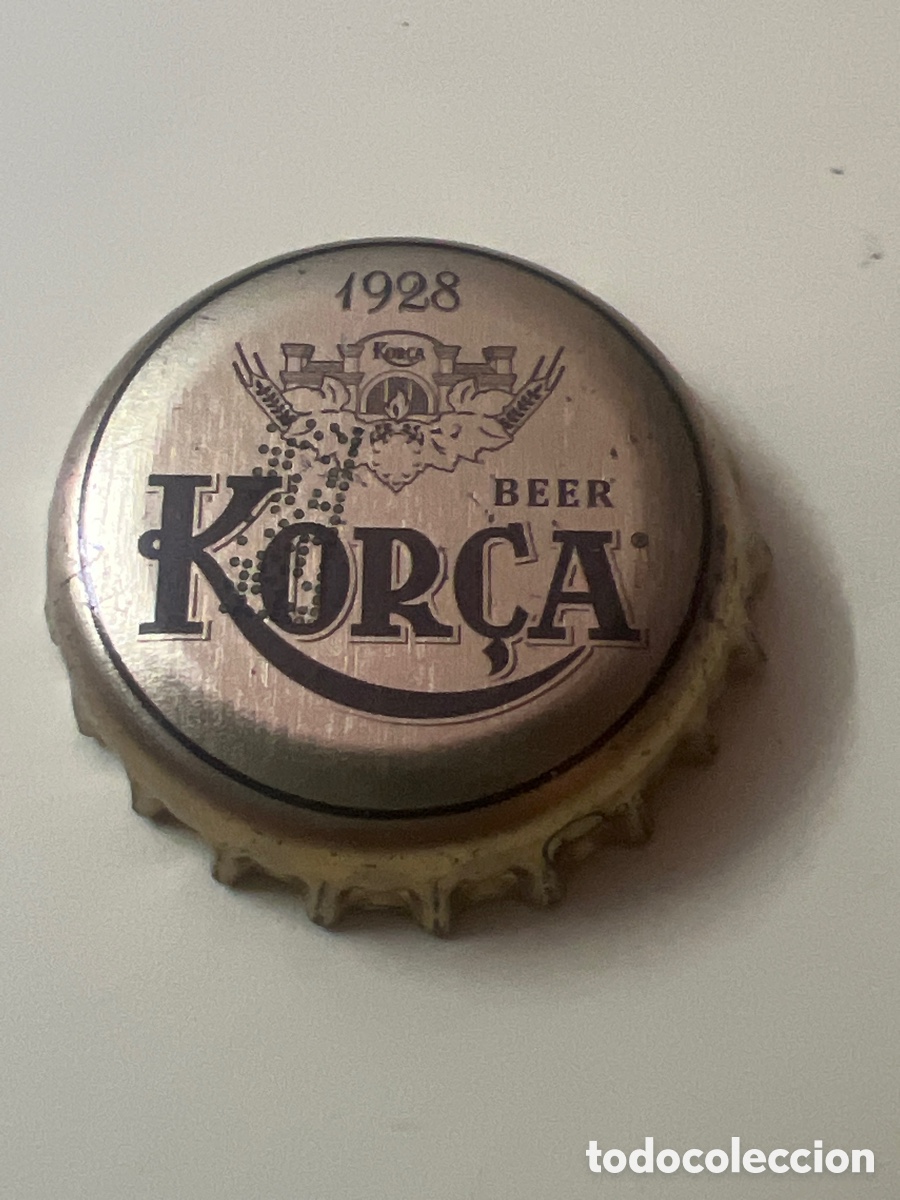 Collectable Beer: T4/X128/A2. CHAPA CERVEZA - ALBANIA - Kor&ccedil;a Beer 1928