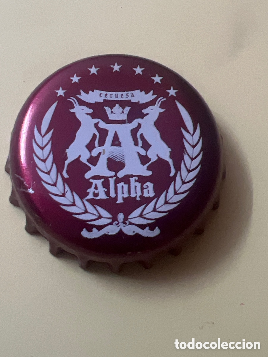 Coleccionismo de cervezas: T4/X128/A6. CHAPA CERVEZA - ANDORRA - Cervesa Alpha