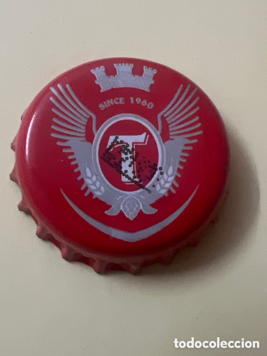 Coleccionismo de cervezas: T4/X128/B2. CHAPA CERVEZA - ALBANIA - T Since 1960