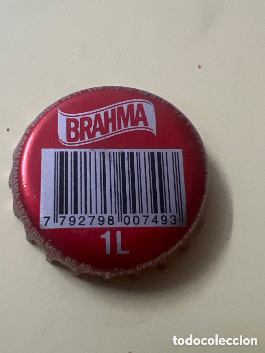 Coleccionismo de cervezas: T4/X128/E6. CHAPA, TAPA CORONA CERVEZA BRAHMA- CAPS- TAPON