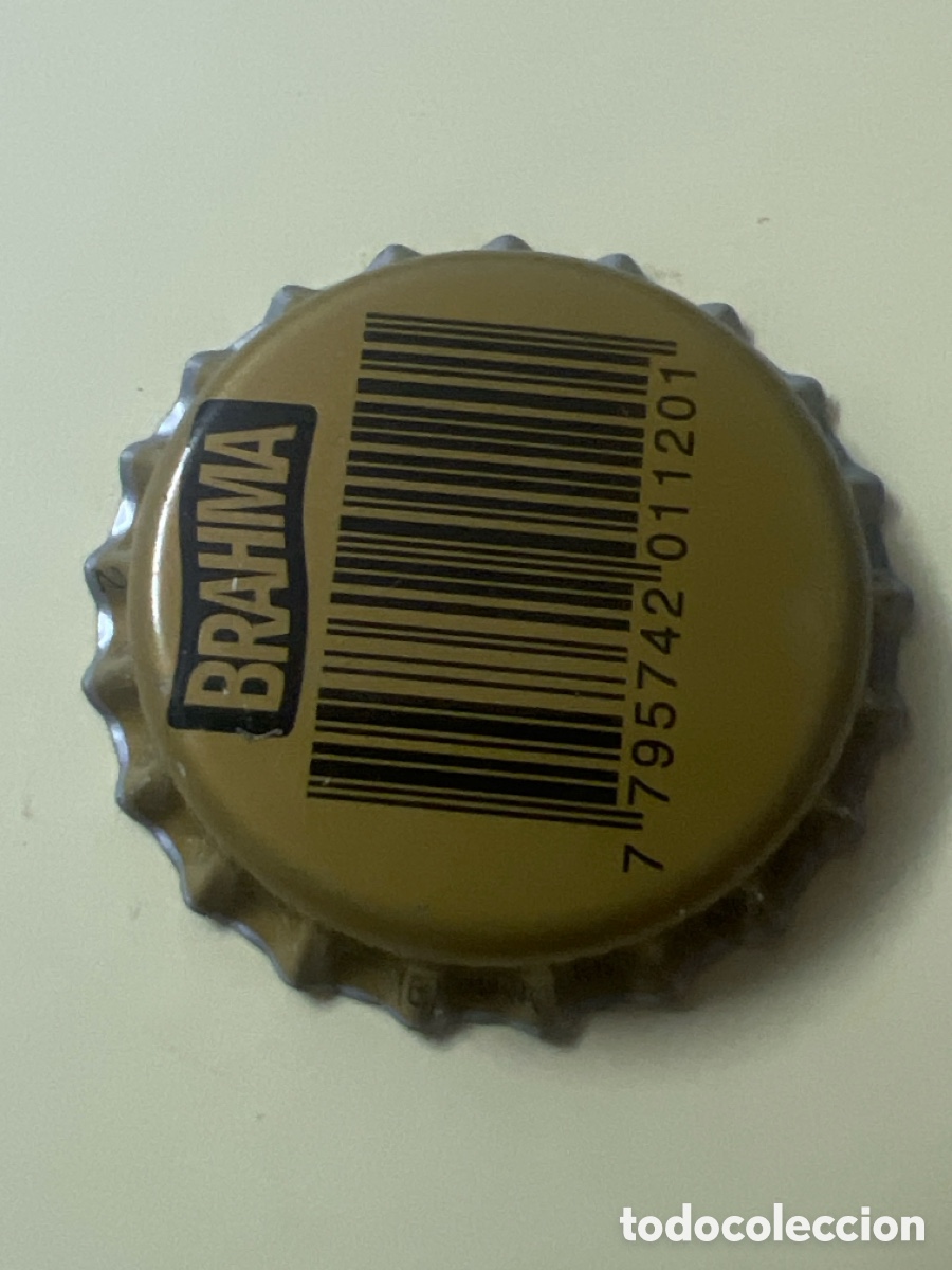 Coleccionismo de cervezas: T4/X128/F4. Chapa de cerveza BRAHMA - Sin abrir