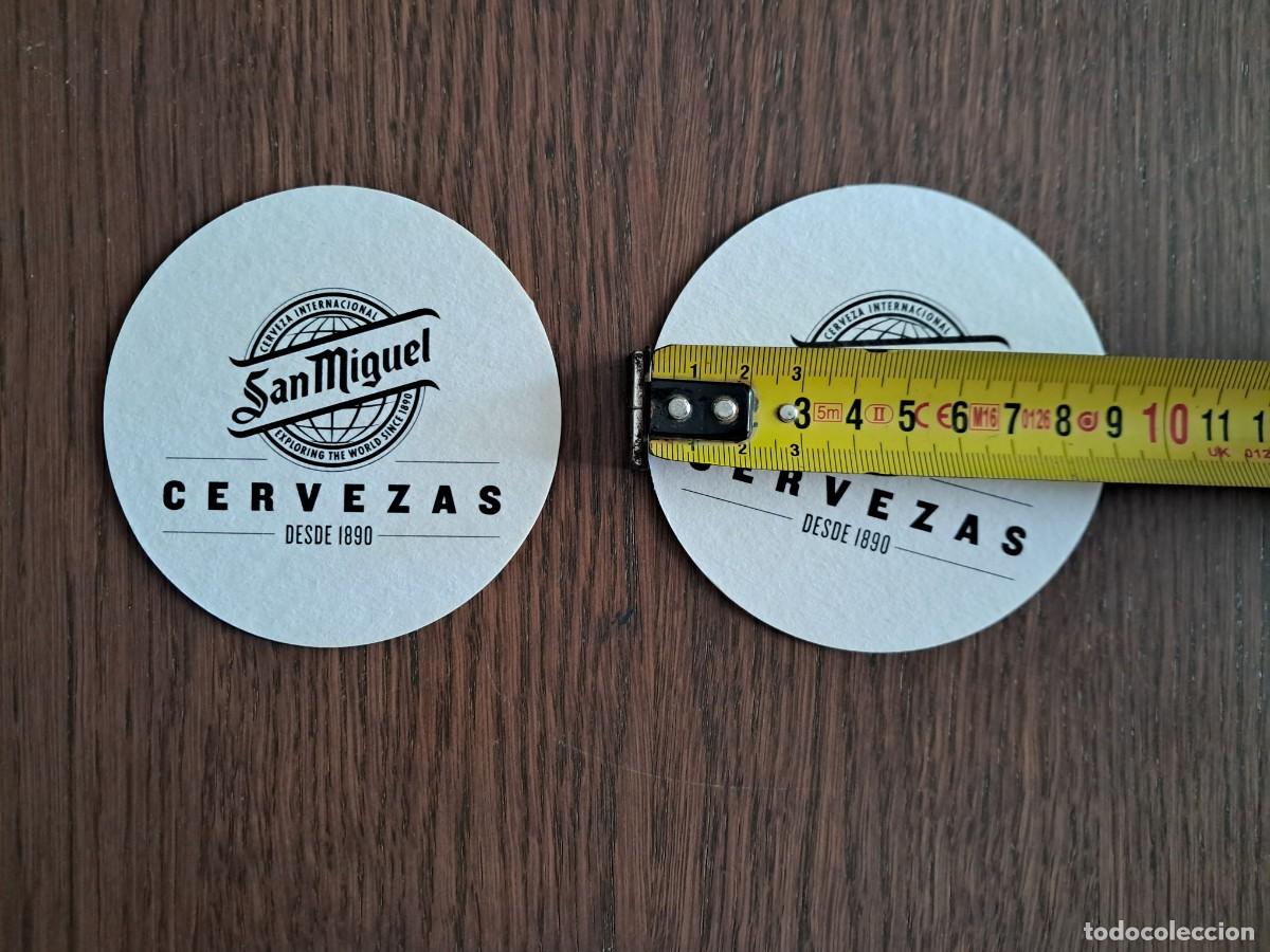 Coleccionismo de cervezas: posavasos de cerveza, San Miguel.