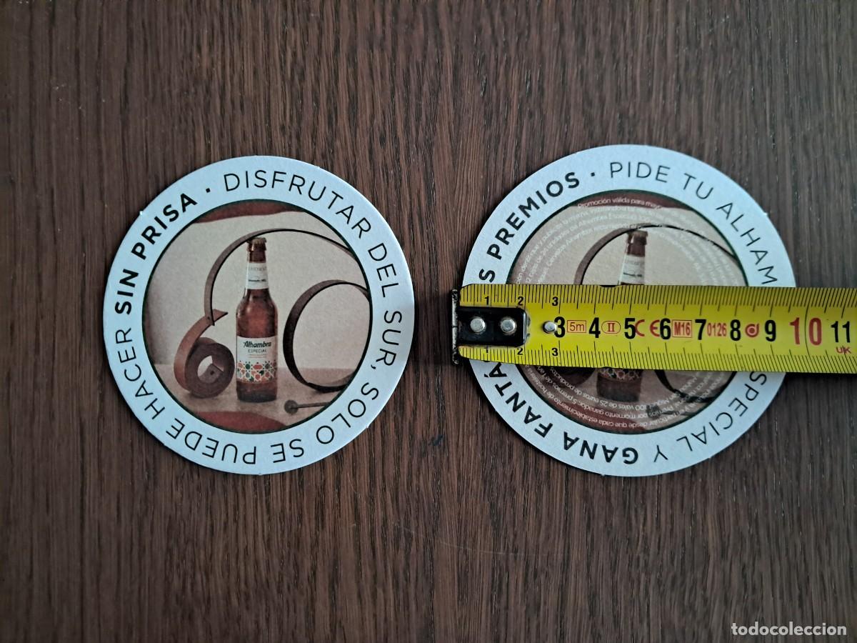 Coleccionismo de cervezas: posavasos de cerveza, alhambra.