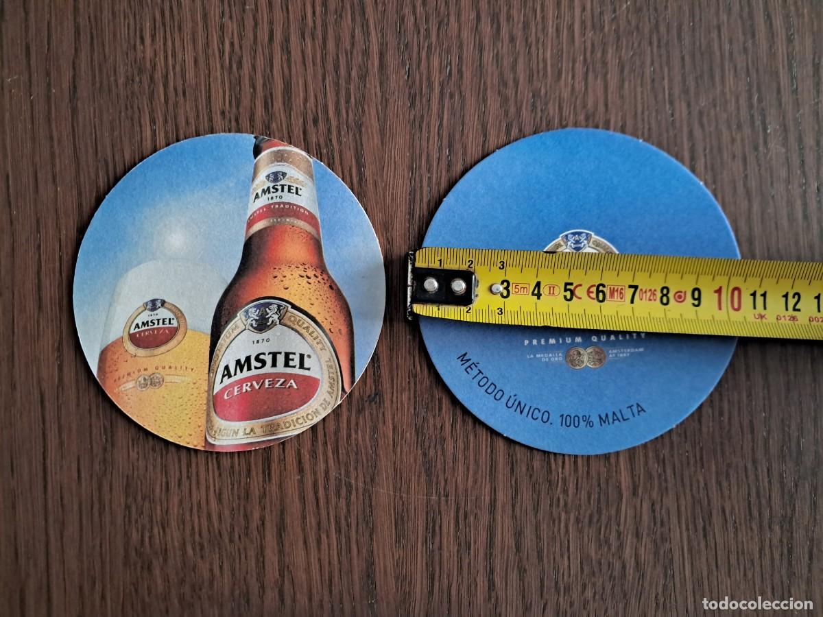 Coleccionismo de cervezas: posavasos de cerveza, amstel.