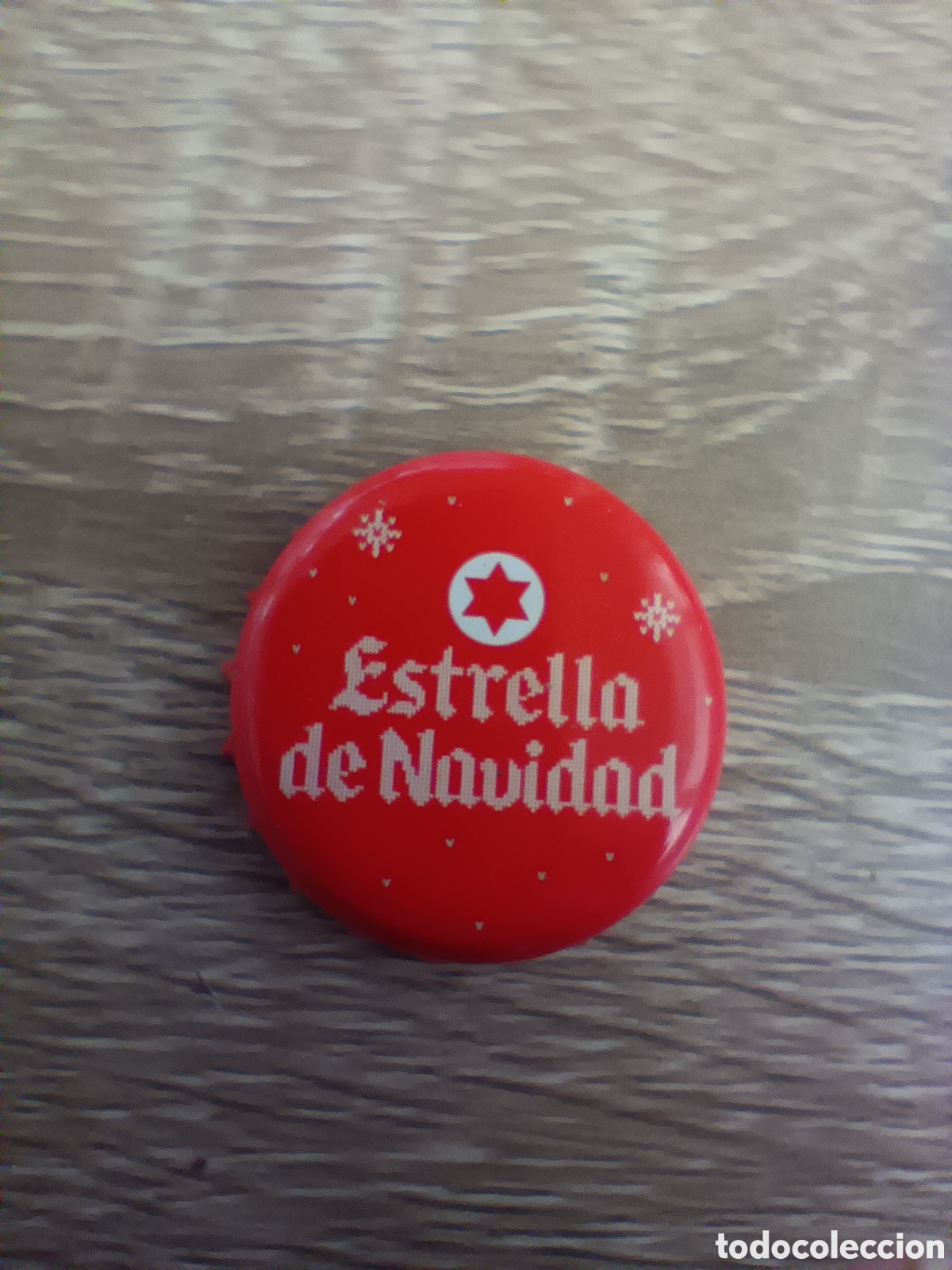 Coleccionismo de cervezas: CHAPA TAPON CORONA CERVEZA ESTRELLA GALICIA NAVIDAD (ESPA&Ntilde;A)