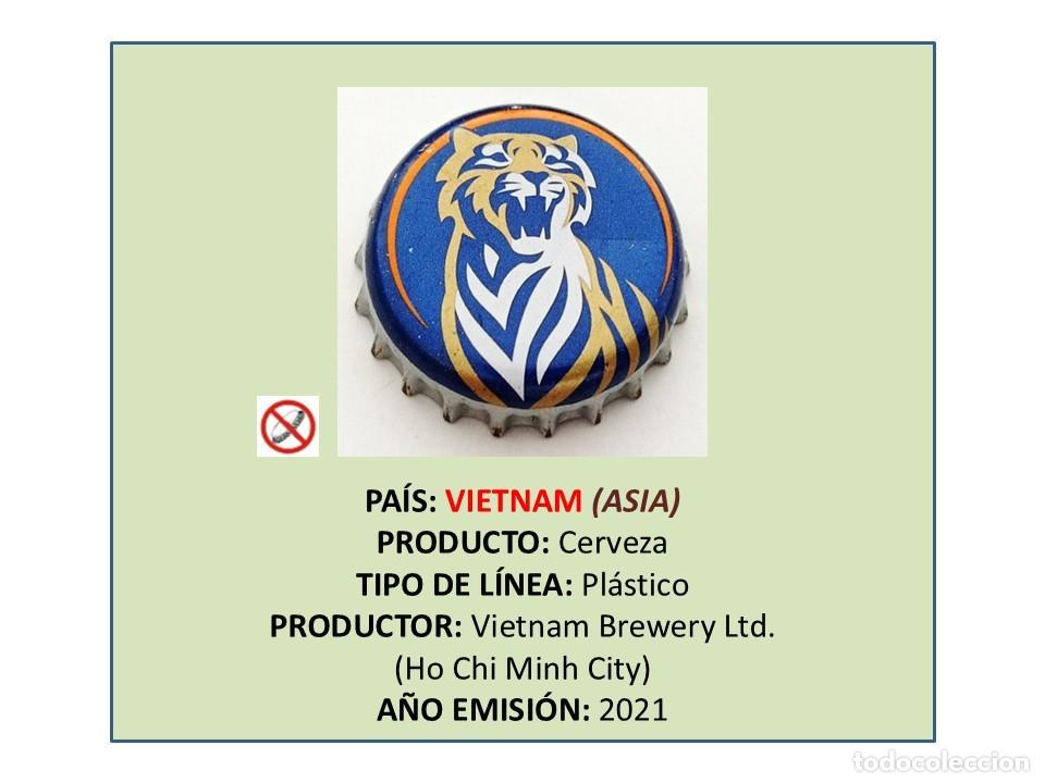 Coleccionismo de cervezas: TAPON CORONA CAPSULA CHAPA CERVEZA TIGER (VIETNAM)