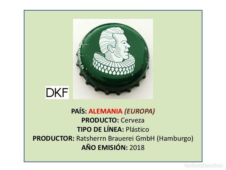 Coleccionismo de cervezas: TAPON CORONA CAPSULA CHAPA CERVEZA RATSHERRN (ALEMANIA)