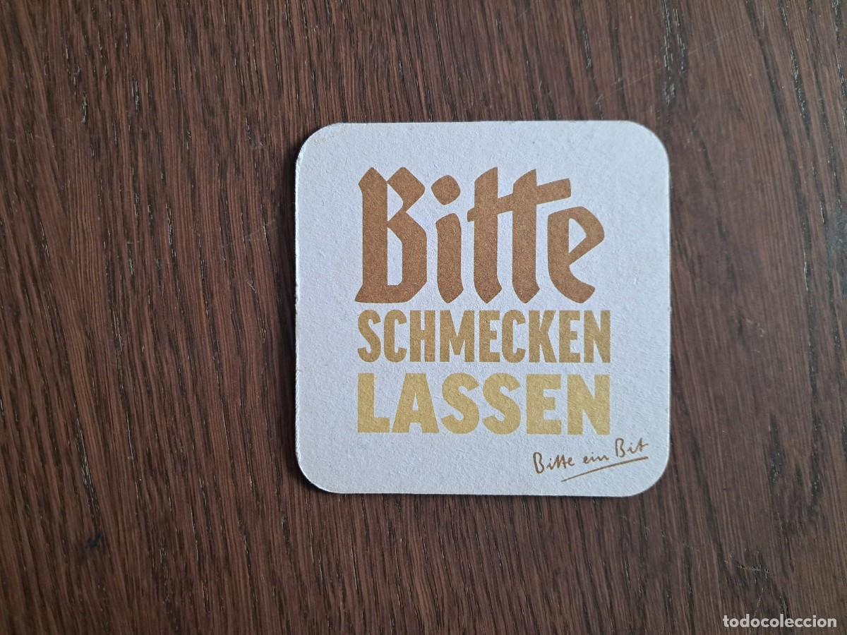 Coleccionismo de cervezas: posavasos de cerveza, bitburger.