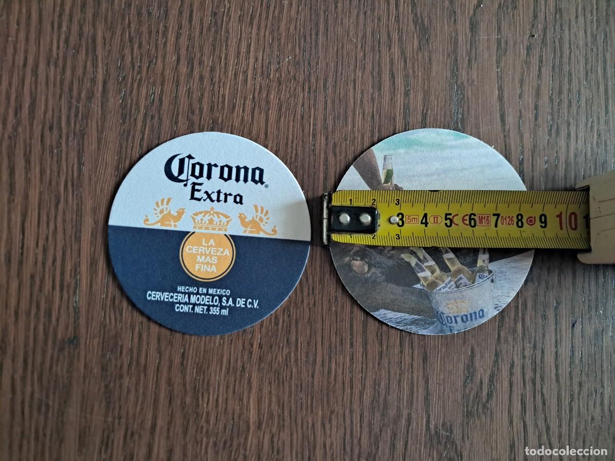 Coleccionismo de cervezas: posavasos de cerveza, corona, extra. la cerveza m&aacute;s fina.