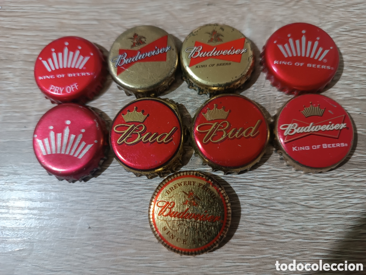 Coleccionismo de cervezas: CHAPA TAPON CORONA CERVEZA BUDWEISER LOTE (USA)