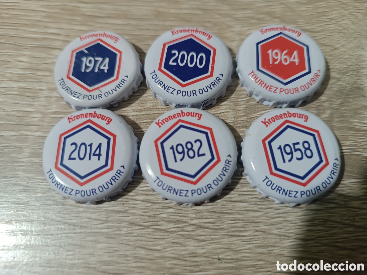Coleccionismo de cervezas: CHAPA TAPON CORONA CERVEZA KRONENBOURG LOTE (FRANCIA)