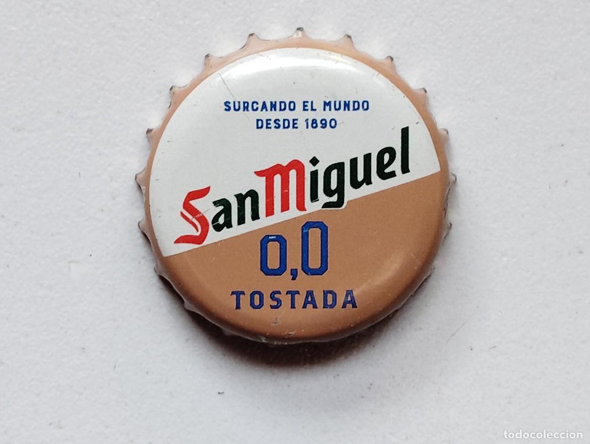 Coleccionismo de cervezas: TAPON CORONA CERVEZA ESPA&Ntilde;A ESPA&Ntilde;A SAN MIGUEL 0,0 TOSTADA (U).USADO